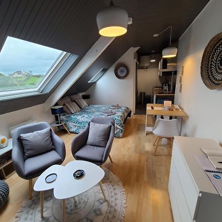 Agreable Cocon Sous Les Toits - Parking - Wifi Lägenhet Pleneuf-Val-Andre Exteriör bild