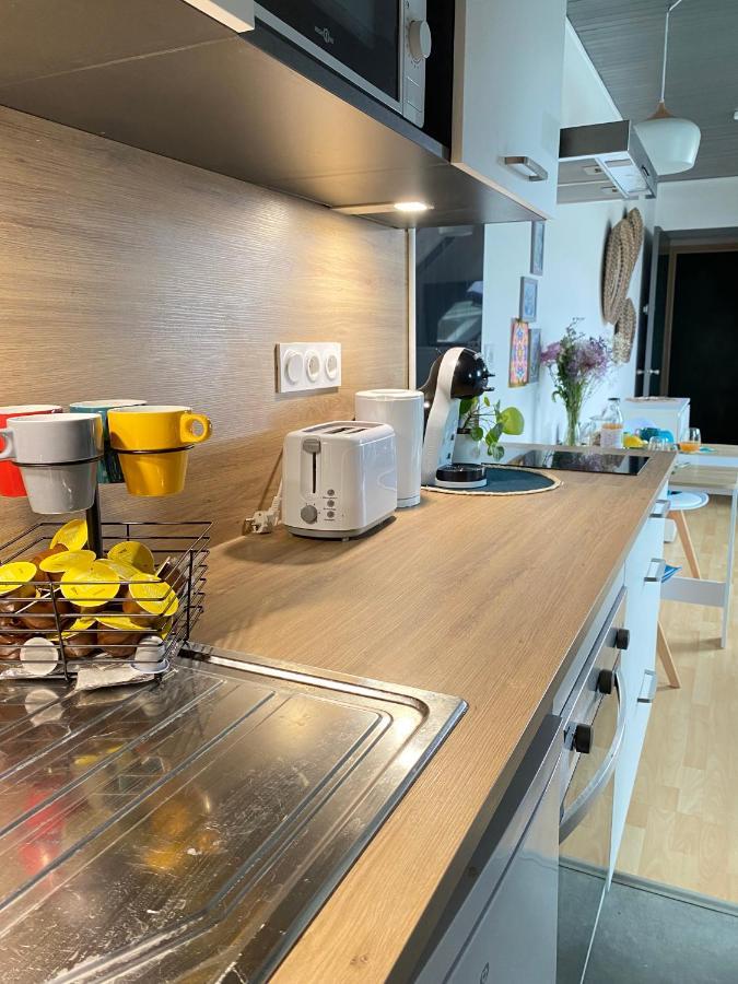 Agreable Cocon Sous Les Toits - Parking - Wifi Lägenhet Pleneuf-Val-Andre Exteriör bild