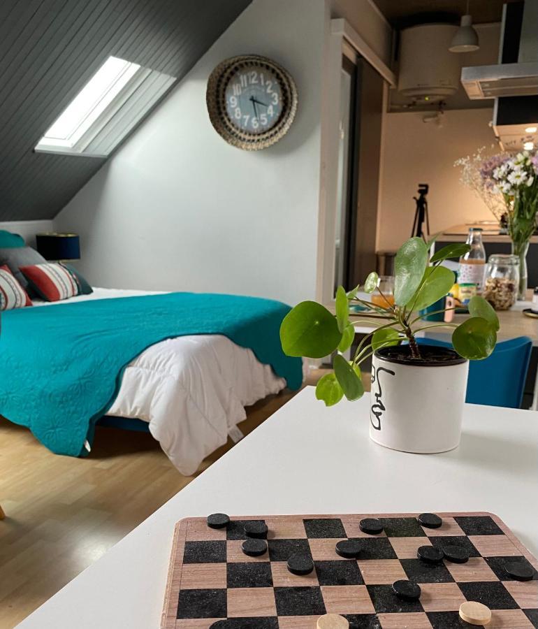 Agreable Cocon Sous Les Toits - Parking - Wifi Lägenhet Pleneuf-Val-Andre Exteriör bild