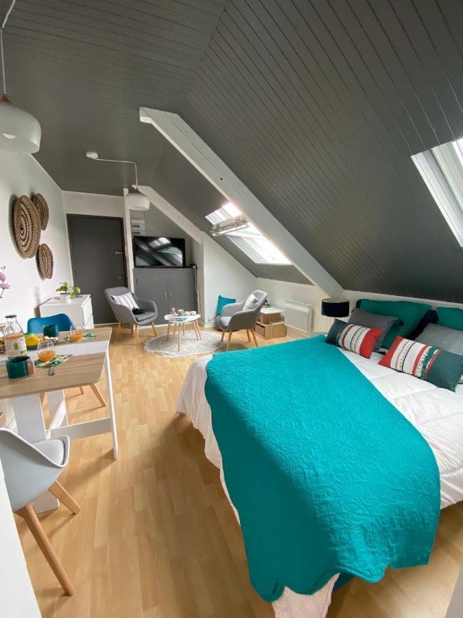 Agreable Cocon Sous Les Toits - Parking - Wifi Lägenhet Pleneuf-Val-Andre Exteriör bild